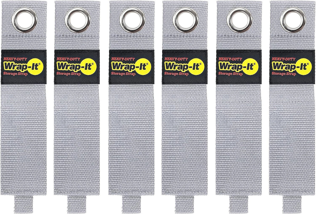 Heavy-Duty Straps - 7-inch (6-Pack) Blaze Orange