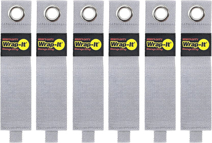 Heavy-Duty Straps - 7-inch (6-Pack) Blaze Orange