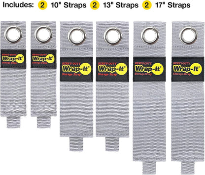 Heavy-Duty Straps - 7-inch (6-Pack) Blaze Orange