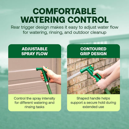 TRNZLMETAL Classic Rear Trigger Garden Hose Nozzle
