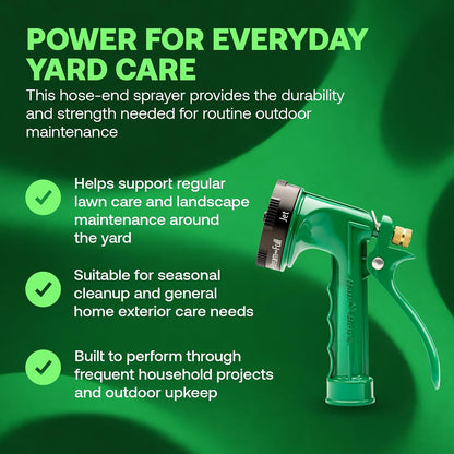 TRNZLMETAL Classic Rear Trigger Garden Hose Nozzle