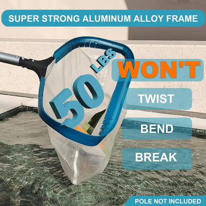 17.5" Ultra Fine Mesh Pool Pollen & Sand Skimmer Rake Net