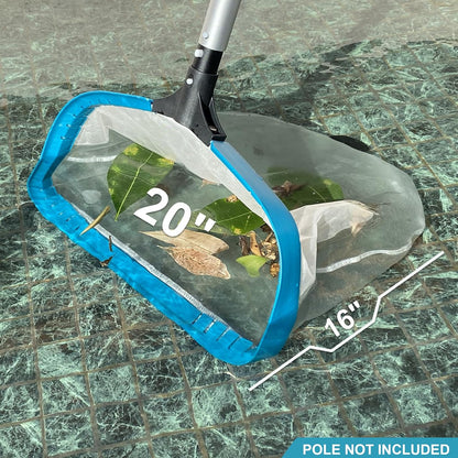 17.5" Ultra Fine Mesh Pool Pollen & Sand Skimmer Rake Net