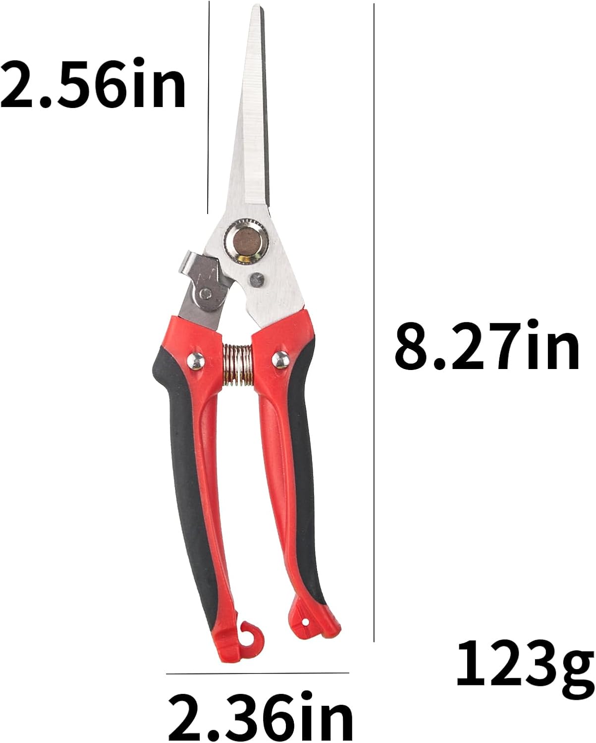 Multifunctional Stainless Steel Floral Pruning Shears Rose Thorns Clipping Tool Garden Snips Herb Scissors for Cutting Fresh Flowers Orchard Shears with Safety Lock Long Lasting Durability