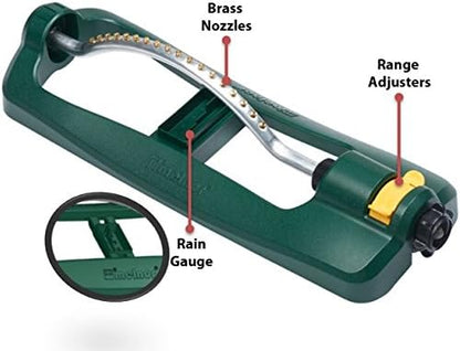 65046-AMZ TurboTek 3200 SF Turbo Oscillating Sprinkler with QuickConnect Product Adapter