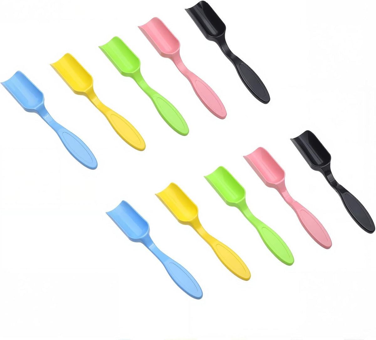 10 PCS Gardening Soil Scoops Plastic Mini Shovel for Cultivating and Transplanting Succulents or Potted Plants