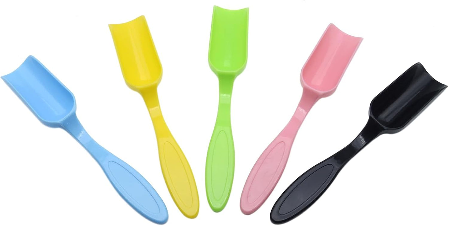 10 PCS Gardening Soil Scoops Plastic Mini Shovel for Cultivating and Transplanting Succulents or Potted Plants