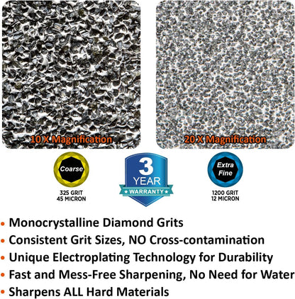 181N Dual-Grit Diamond Sharpening Stone File