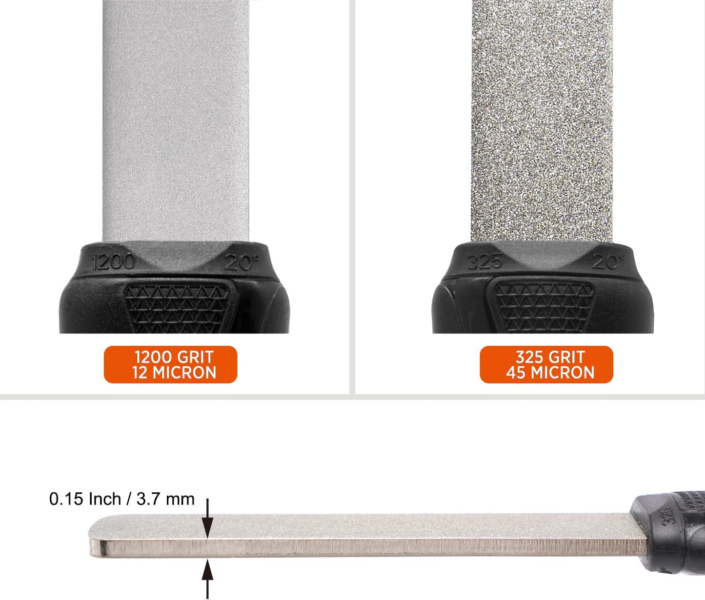 181N Dual-Grit Diamond Sharpening Stone File