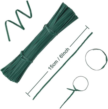 100pcs 8" 20cm Garden Twist Ties Plastic Garden Plant Support Cable Cord Ties