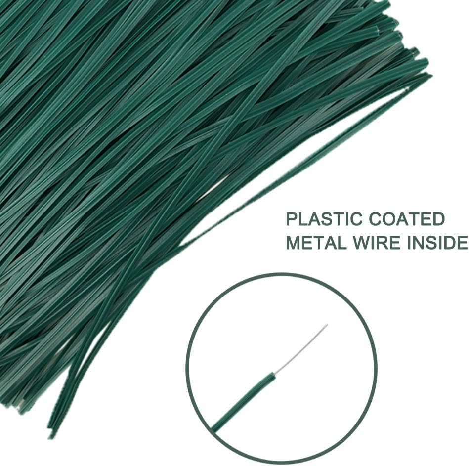 100pcs 8" 20cm Garden Twist Ties Plastic Garden Plant Support Cable Cord Ties