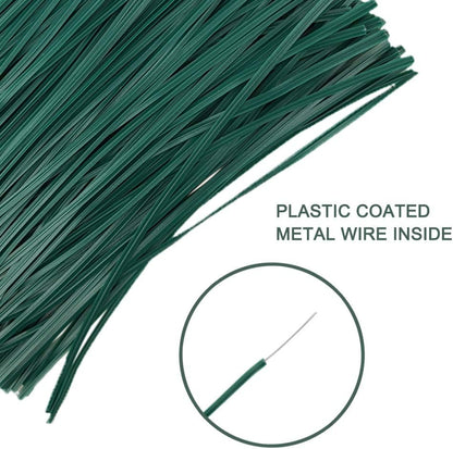 100pcs 8" 20cm Garden Twist Ties Plastic Garden Plant Support Cable Cord Ties