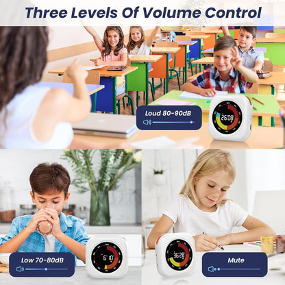 Visual Timer for Kids, Rechargeable 10-Hour Count Up/Down Timer