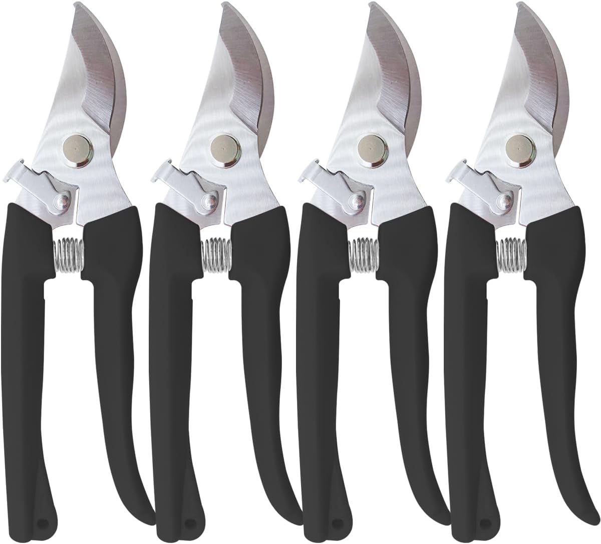 Flower Scissor, Floral Shear for Cutting Fresh Flowers (Pink, 4 Pack)