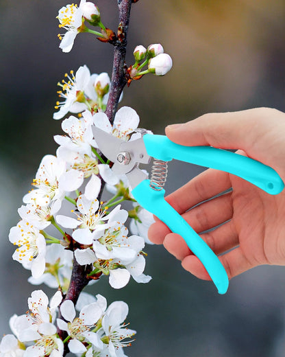 Flower Scissor, Floral Shear for Cutting Fresh Flowers (Pink, 4 Pack)