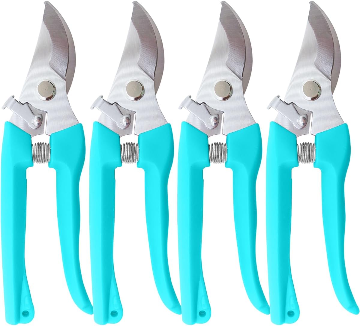 Flower Scissor, Floral Shear for Cutting Fresh Flowers (Pink, 4 Pack)