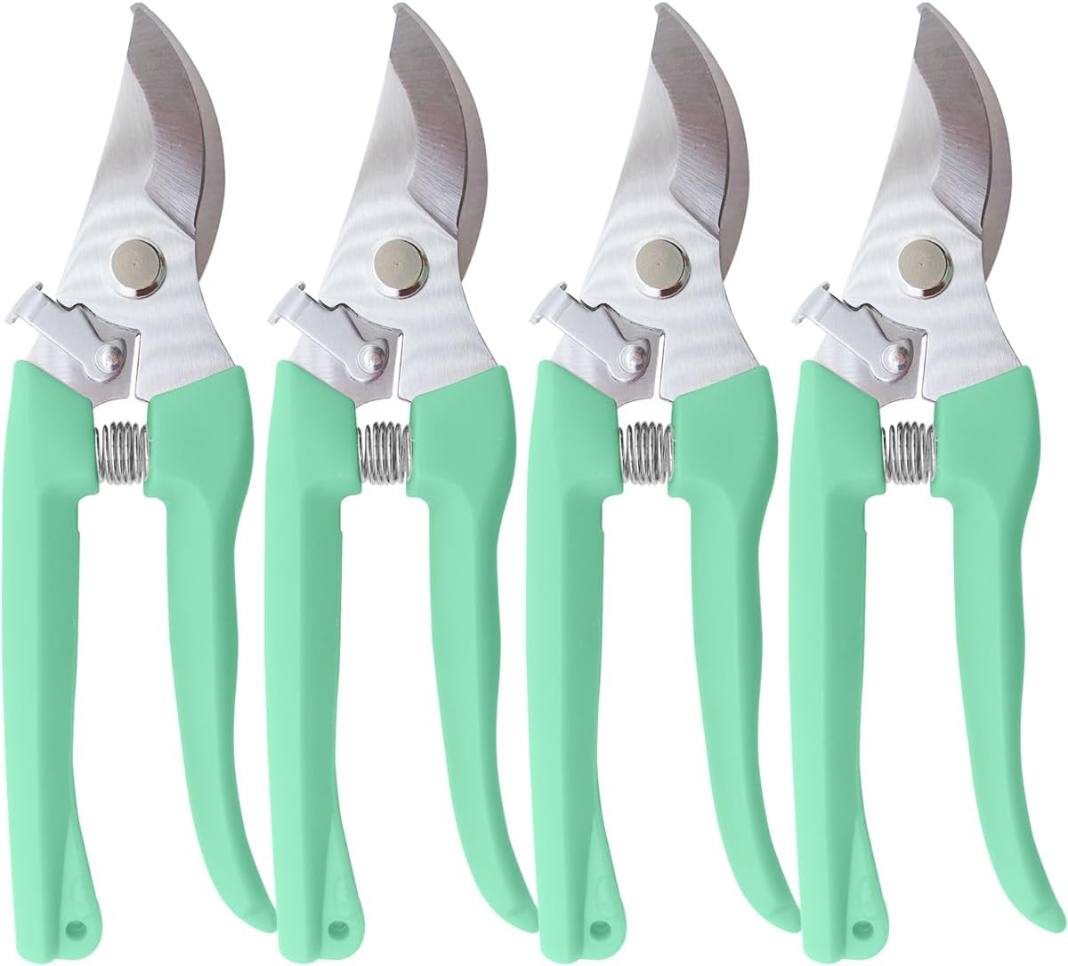 Flower Scissor, Floral Shear for Cutting Fresh Flowers (Pink, 4 Pack)