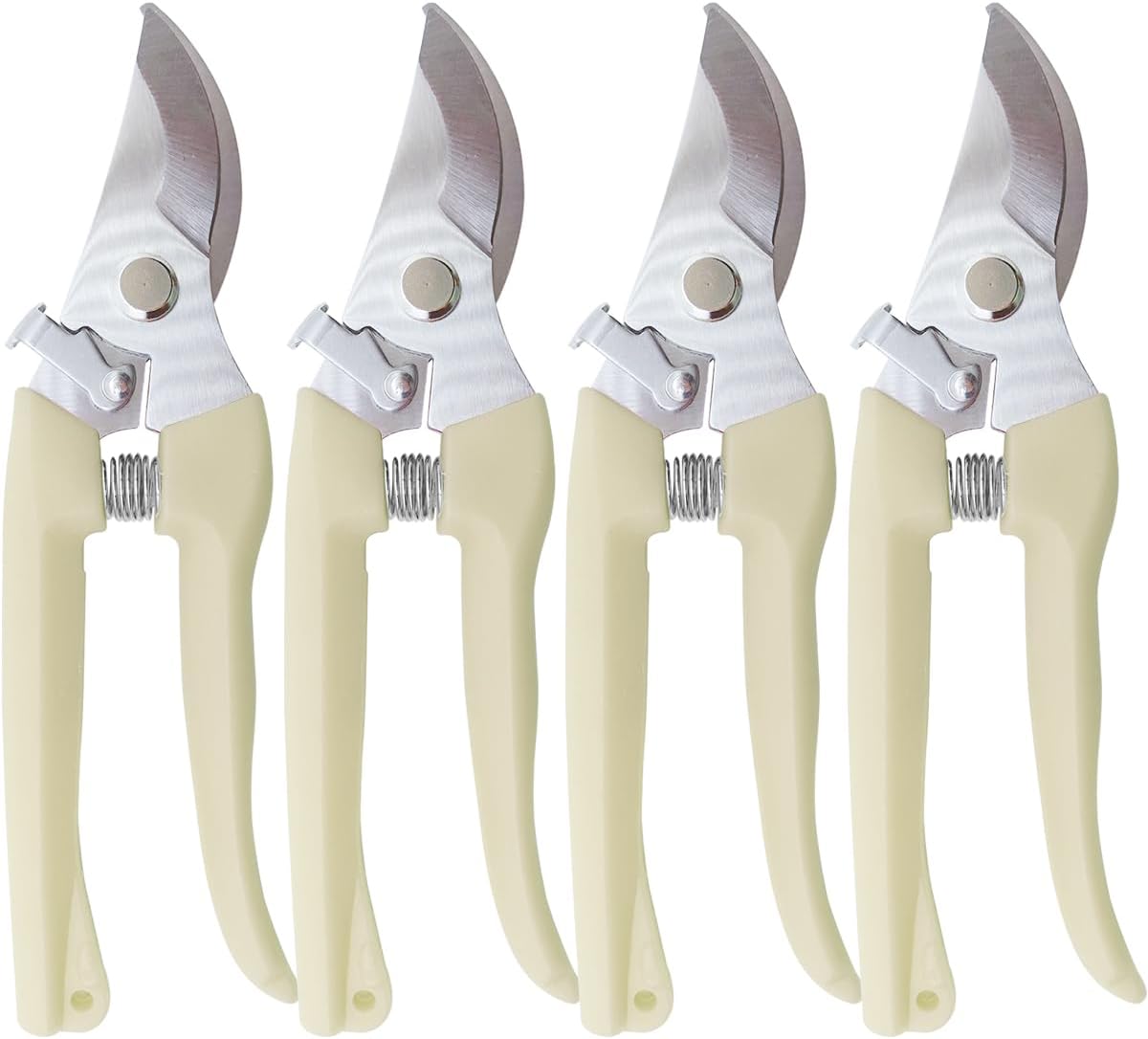 Flower Scissor, Floral Shear for Cutting Fresh Flowers (Pink, 4 Pack)