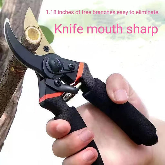 Heavy Duty Bypass Pruning Shears Gardening Manual Pruning Shears Plant Shears Flower Shears Best Gardening Shears, Tree Pruners Cutting Branches Hedges Shrubs and Bushes Ideal Tool Easy to Prune
