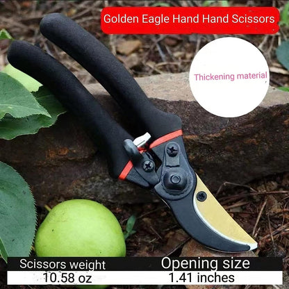 Heavy Duty Bypass Pruning Shears Gardening Manual Pruning Shears Plant Shears Flower Shears Best Gardening Shears, Tree Pruners Cutting Branches Hedges Shrubs and Bushes Ideal Tool Easy to Prune