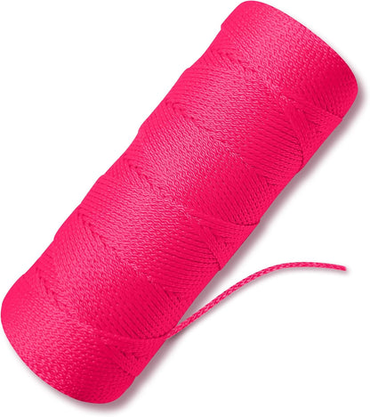Bright White Twine String - #18 Strong Nylon String - 250 Ft Length - White String for Gardening, Nylon Twine for Plants