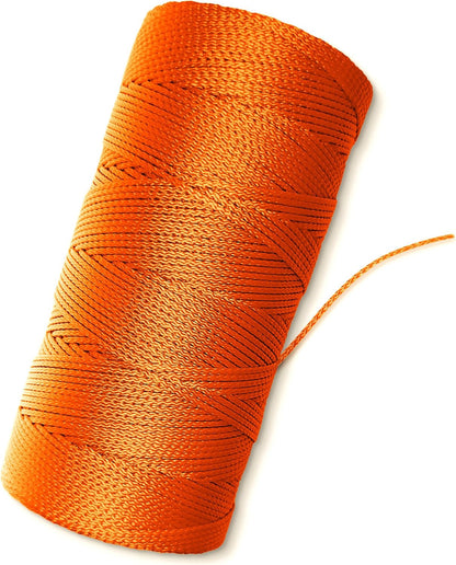 Bright White Twine String - #18 Strong Nylon String - 250 Ft Length - White String for Gardening, Nylon Twine for Plants