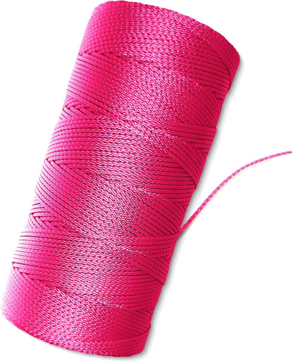 Bright White Twine String - #18 Strong Nylon String - 250 Ft Length - White String for Gardening, Nylon Twine for Plants