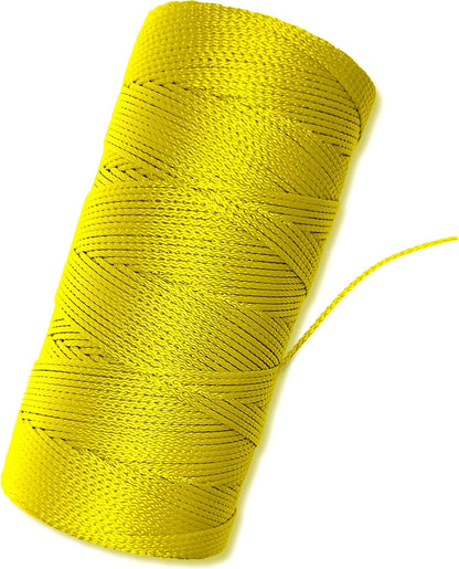 Bright White Twine String - #18 Strong Nylon String - 250 Ft Length - White String for Gardening, Nylon Twine for Plants