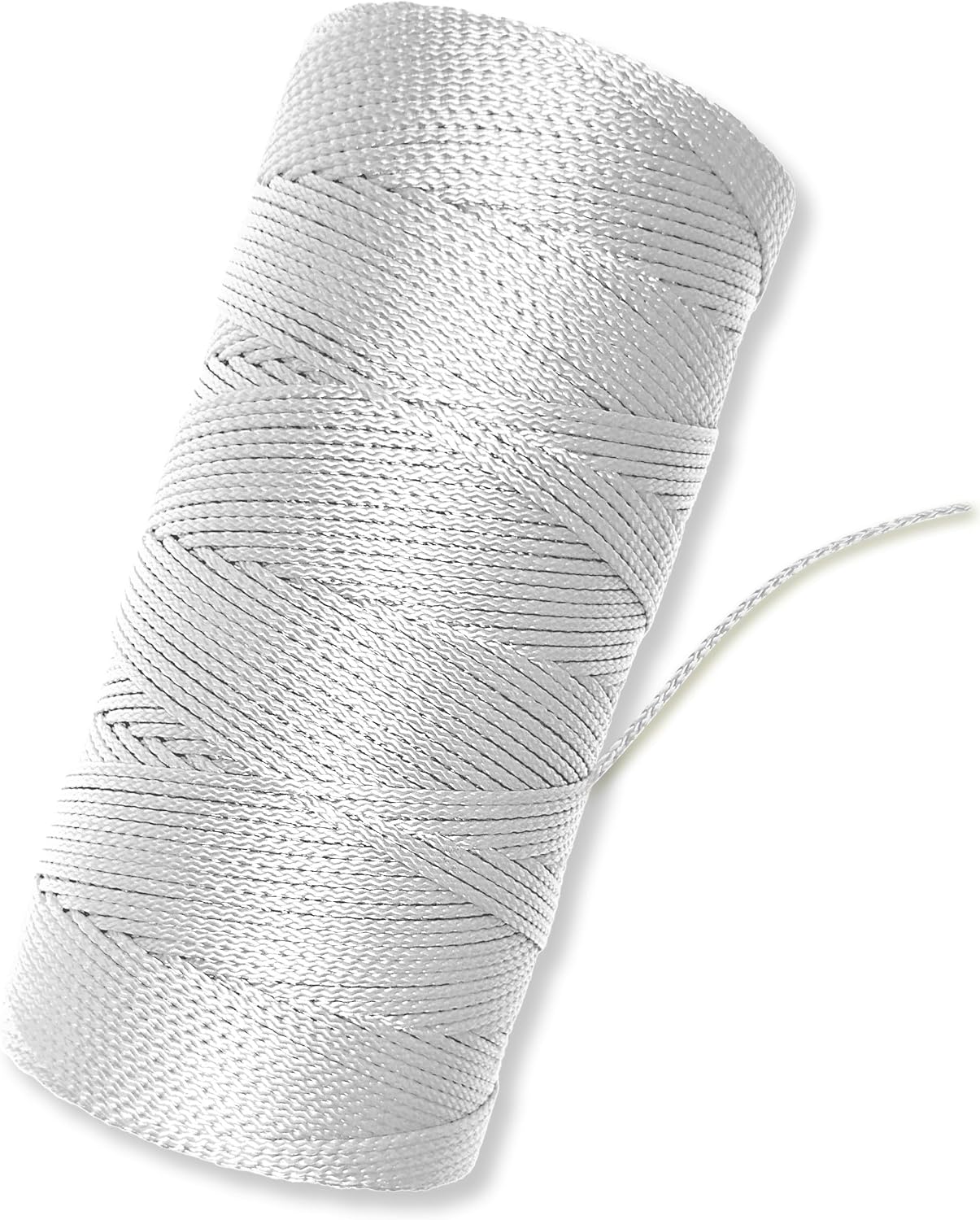 Bright White Twine String - #18 Strong Nylon String - 250 Ft Length - White String for Gardening, Nylon Twine for Plants