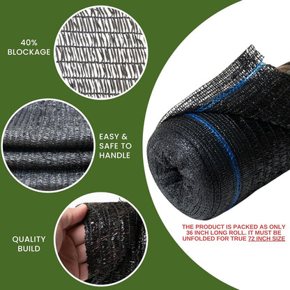 10 X 12 FT 60-70% Heavy Duty Mesh Tarp Shade Cloth - Colors A