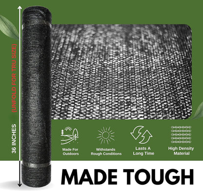 10 X 12 FT 60-70% Heavy Duty Mesh Tarp Shade Cloth - Colors A