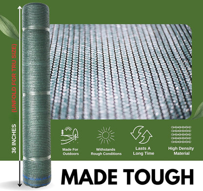 10 X 12 FT 60-70% Heavy Duty Mesh Tarp Shade Cloth - Colors A