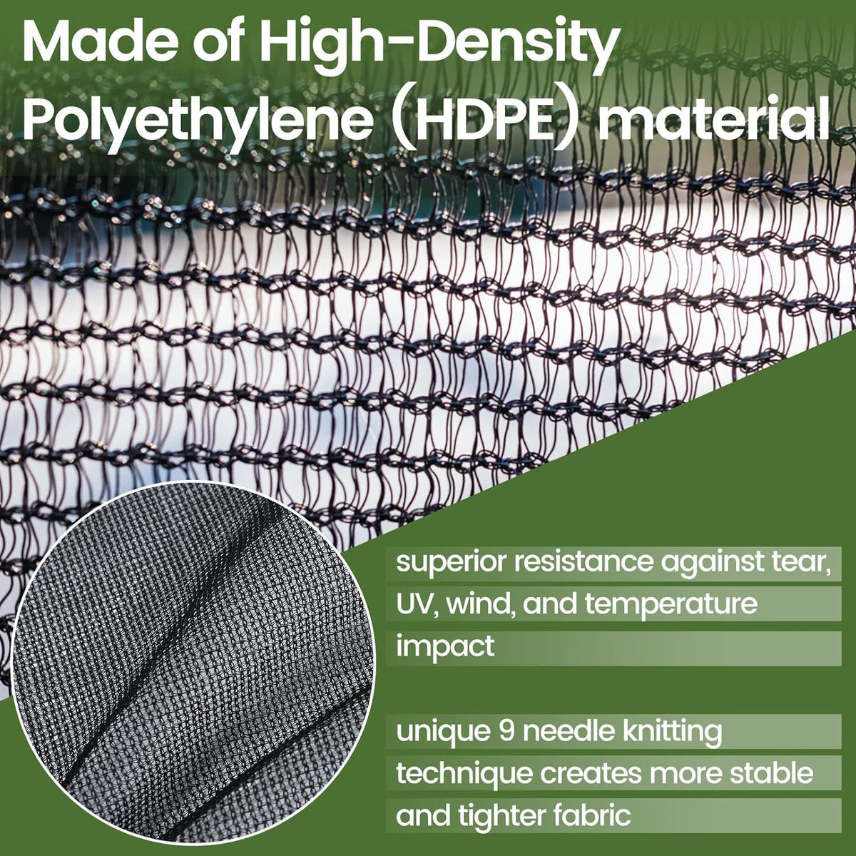 10 X 12 FT 60-70% Heavy Duty Mesh Tarp Shade Cloth - Colors A