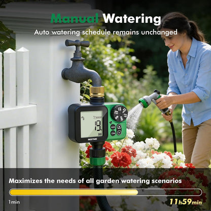 Smart WiFi 2-Zone Sprinkler Timer, APP Control Timer