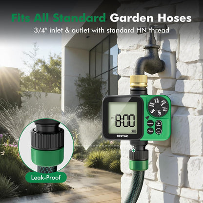 Smart WiFi 2-Zone Sprinkler Timer, APP Control Timer