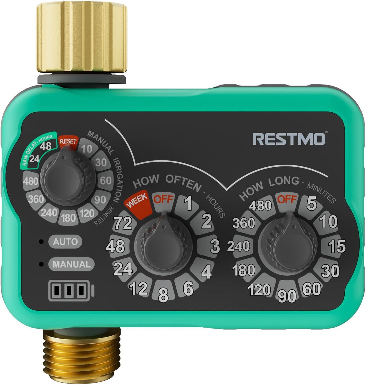 Smart WiFi 2-Zone Sprinkler Timer, APP Control Timer