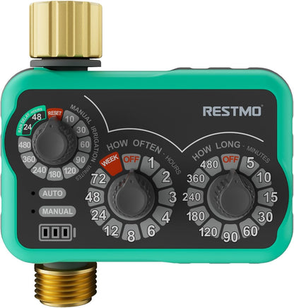 Smart WiFi 2-Zone Sprinkler Timer, APP Control Timer