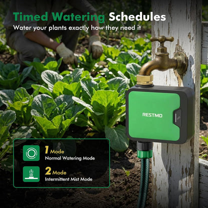 Smart WiFi 2-Zone Sprinkler Timer, APP Control Timer