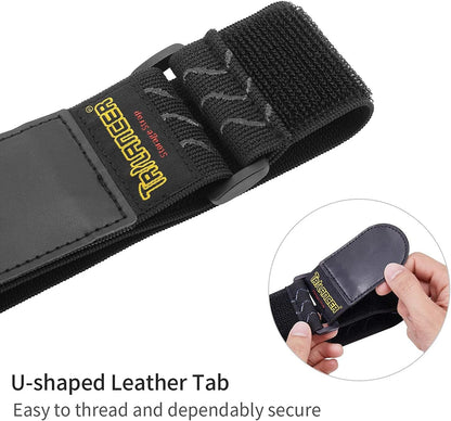 Elastic Cinch Straps with Anti-Slip Strips, 18'' x 2'' (4 Pack)