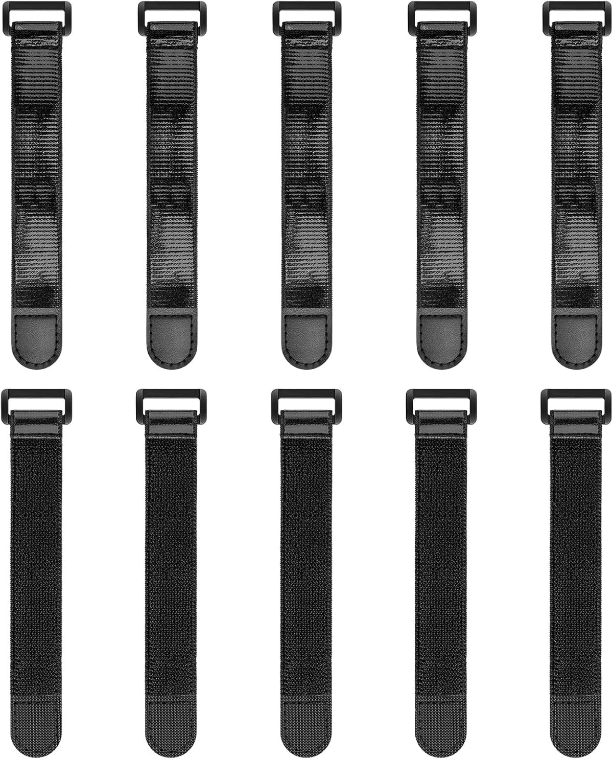 Elastic Cinch Straps with Anti-Slip Strips, 18'' x 2'' (4 Pack)
