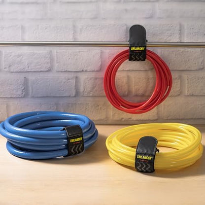 Elastic Cinch Straps with Anti-Slip Strips, 18'' x 2'' (4 Pack)
