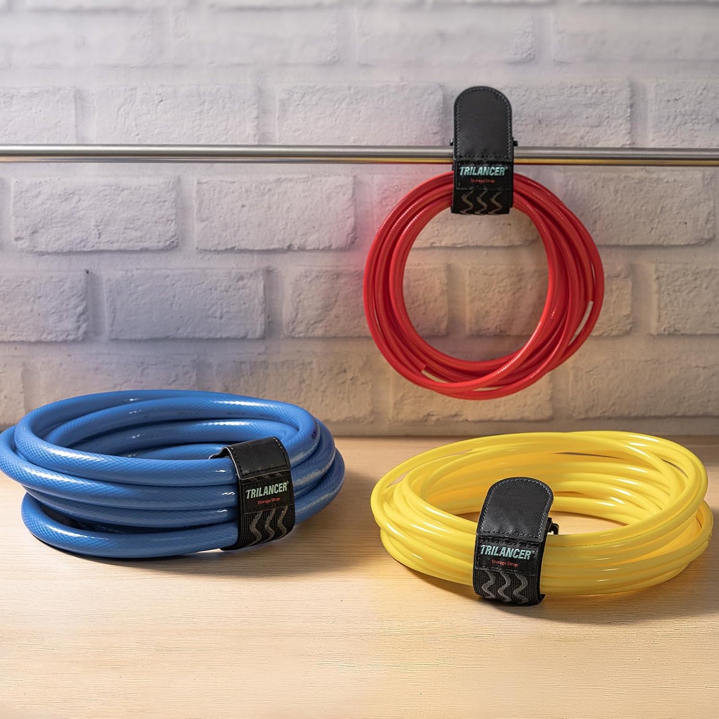 Elastic Cinch Straps with Anti-Slip Strips, 18'' x 2'' (4 Pack)