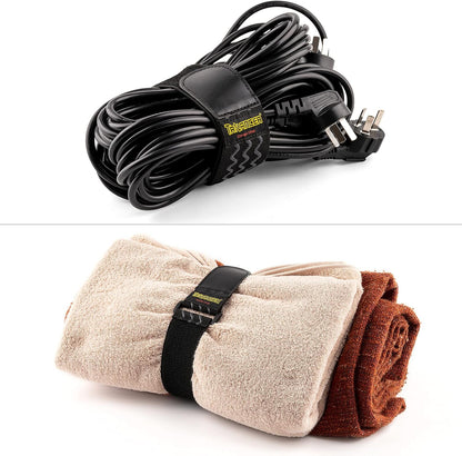 Elastic Cinch Straps with Anti-Slip Strips, 18'' x 2'' (4 Pack)