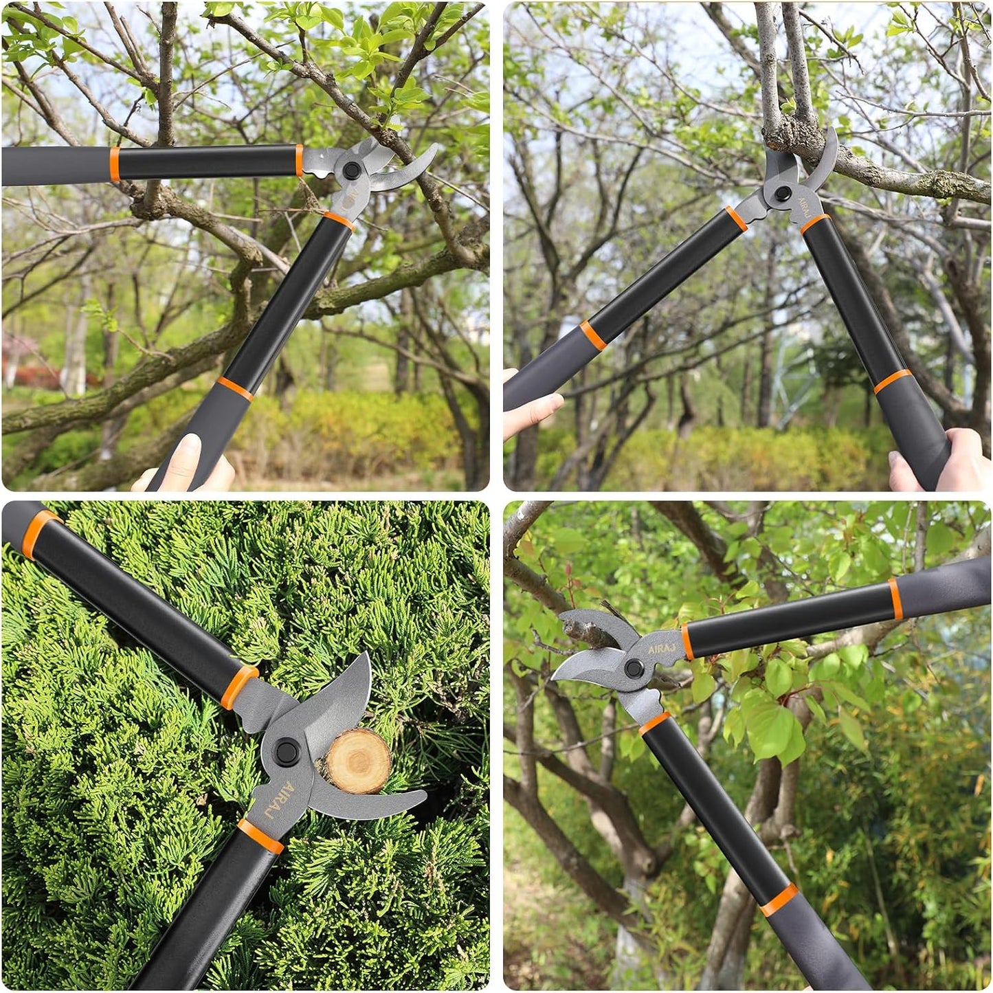 18" Bypass Loppers for Gardening,Tree Trimmer with 1.5" Cutting Capacity