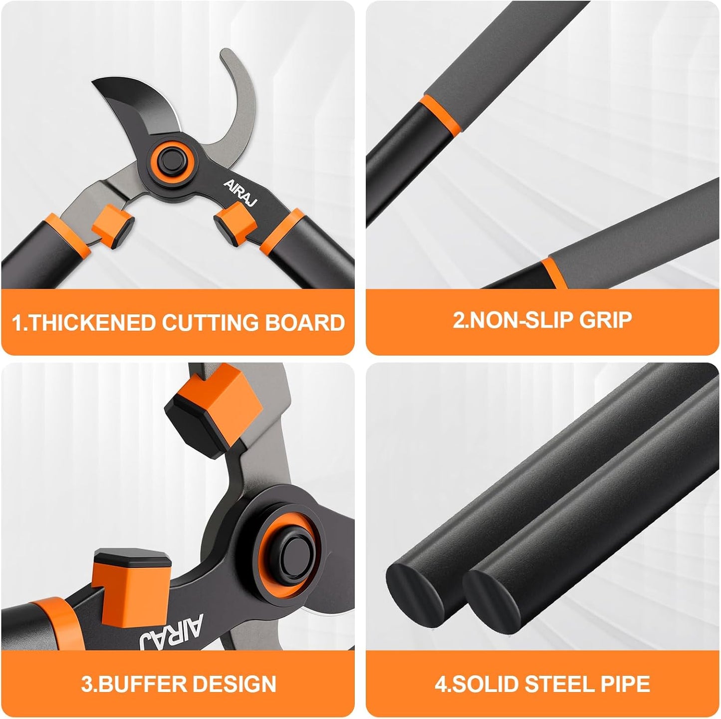 18" Bypass Loppers for Gardening,Tree Trimmer with 1.5" Cutting Capacity