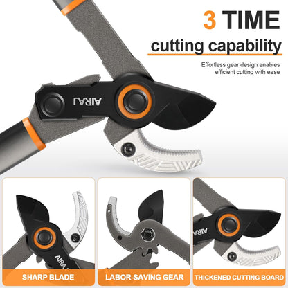 18" Bypass Loppers for Gardening,Tree Trimmer with 1.5" Cutting Capacity
