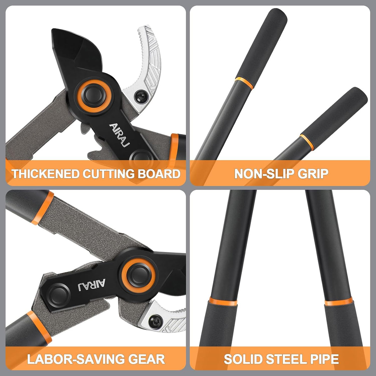 18" Bypass Loppers for Gardening,Tree Trimmer with 1.5" Cutting Capacity