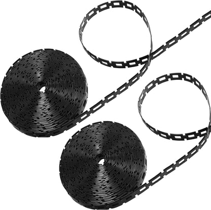 50 Ft Plastic Chain Lock Tree Tie, 1/2" Wide Adjustable Tree Support Straps
