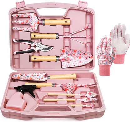 12-Piece Gardening Tool Set, Heavy-Duty Garden Tools for Women