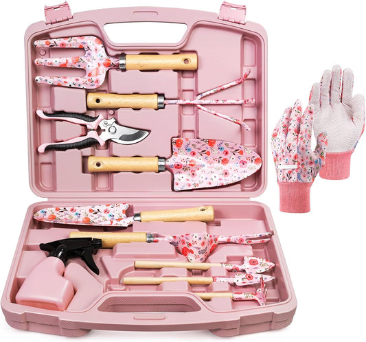 12-Piece Gardening Tool Set, Heavy-Duty Garden Tools for Women